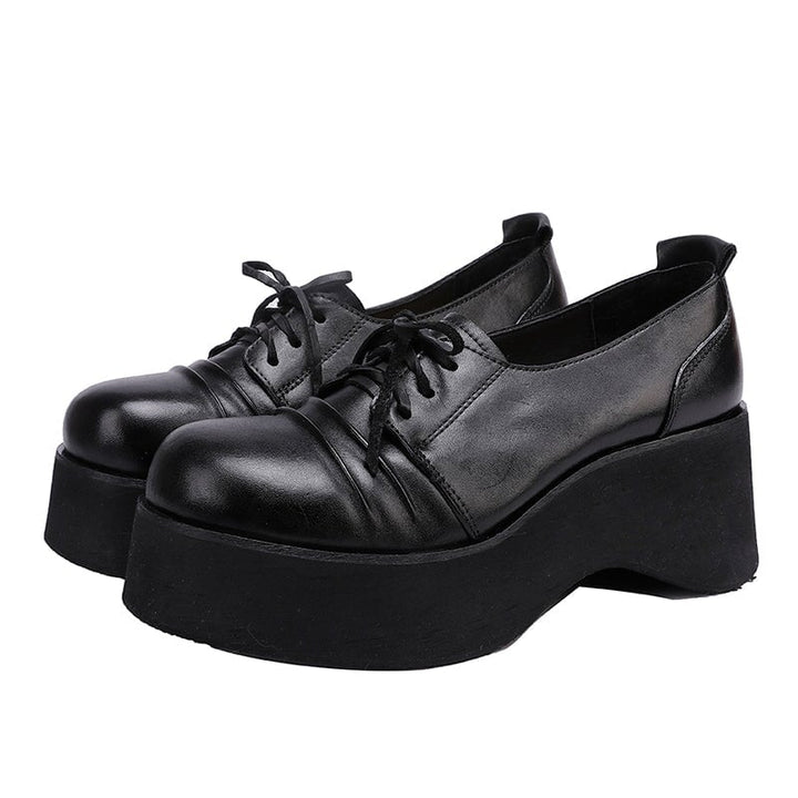 dwarves3488-2 Oxfords &amp; Tie 5 Black