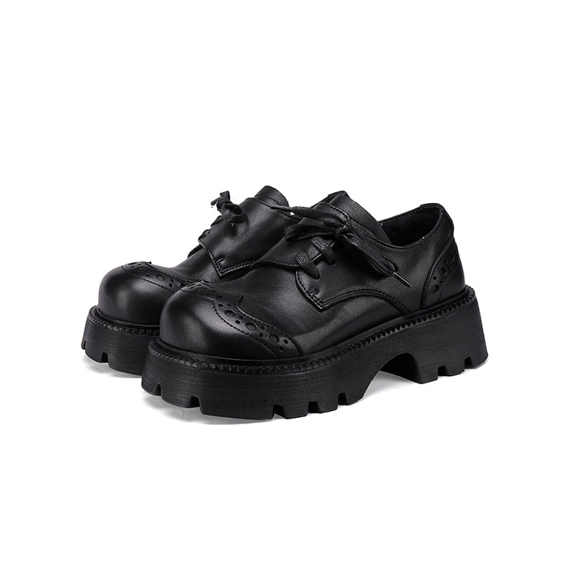 dwarves3488-2 Oxfords &amp; Tie 5.5 Black