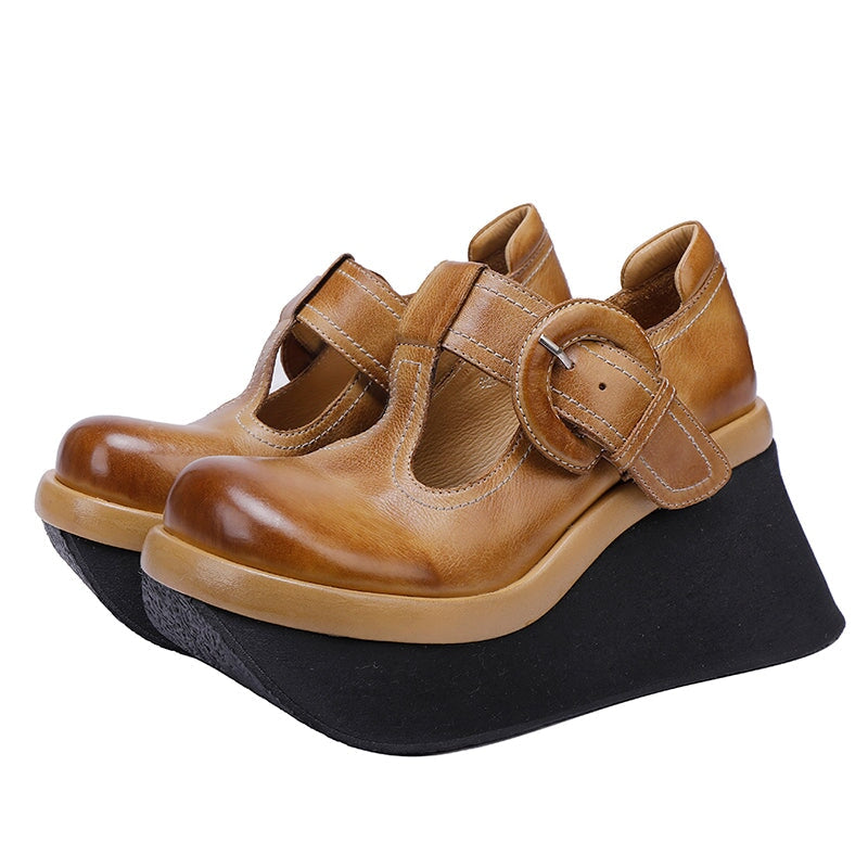 dwarves3492-2 Mary Jane 5 Khaki