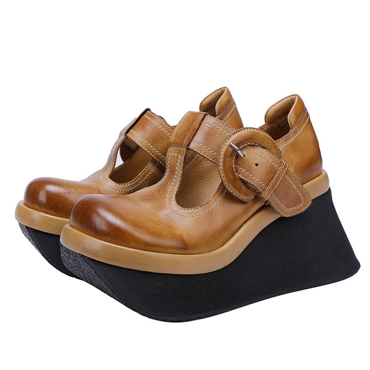 dwarves3492-2 Mary Jane 5 Khaki