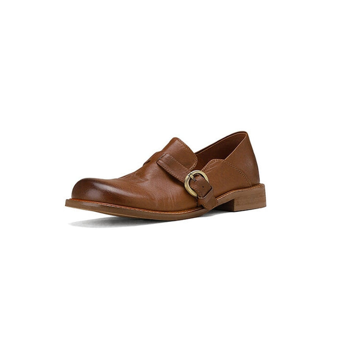 dwarves3496-2 Loafers 5 Khaki