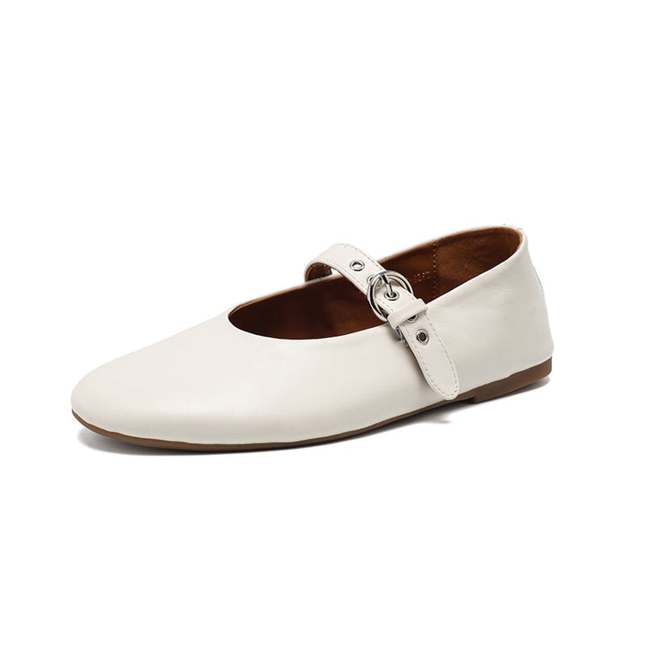 dwarves3507-2 Flats 5.5 Beige