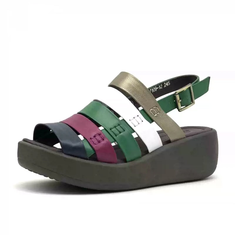 dwarves3508-1 Sandals 5 Green 1