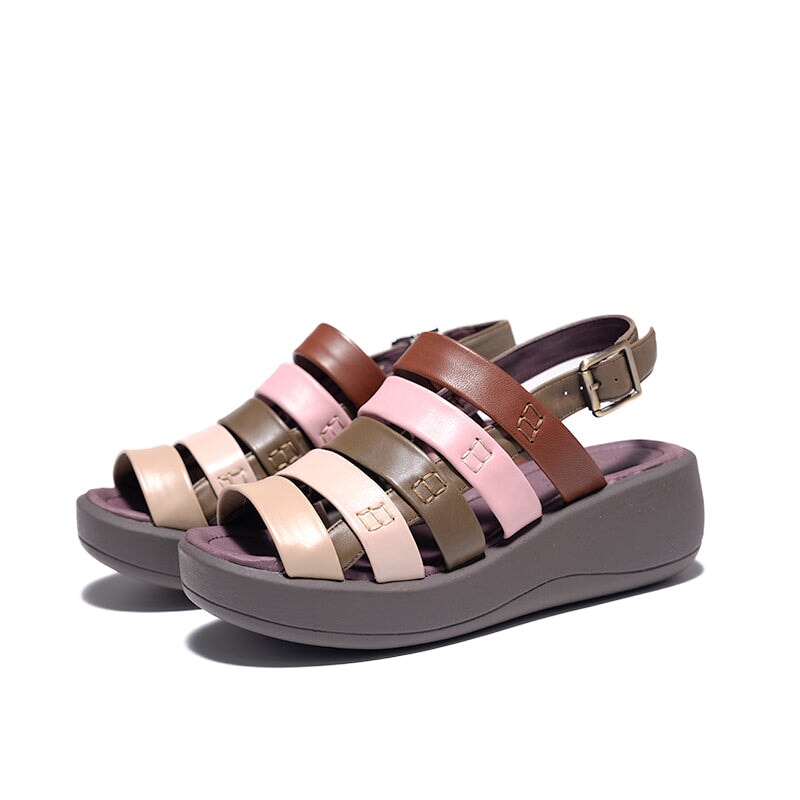 dwarves3508-4 Sandals 5 Cyan