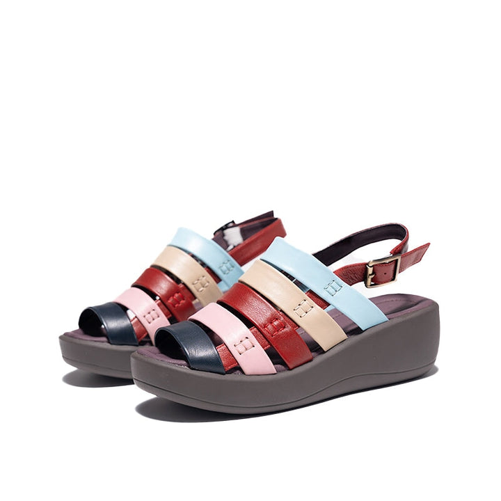 dwarves3508-5 Sandals 5 Wine Red
