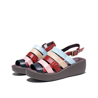 dwarves3508-5 Sandals 5 Wine Red