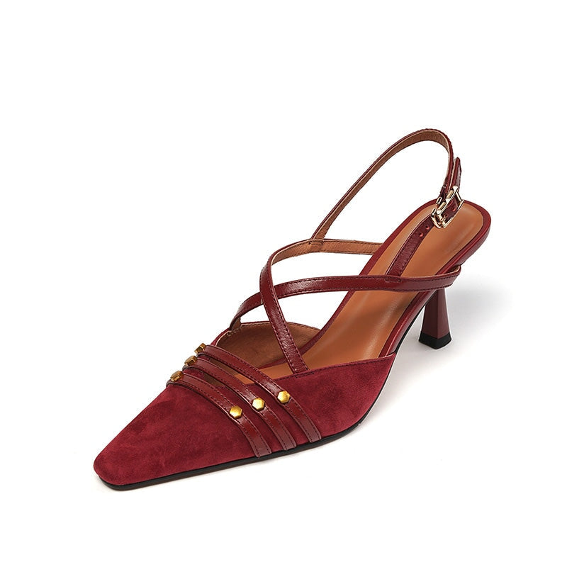 dwarves3510-1 Pumps 5 Wine Red