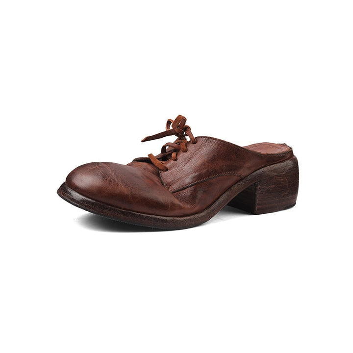 dwarves3511-1 Slippers 5 Red Brown