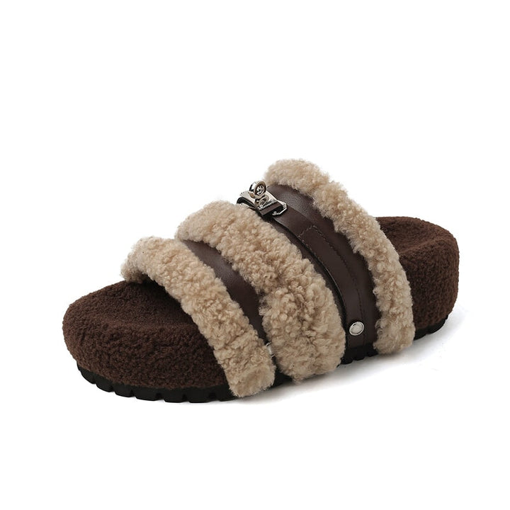 dwarves3518-2 Slippers 5 Brown