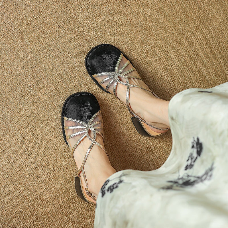 dwarves3521-1 Sandals 5 Black