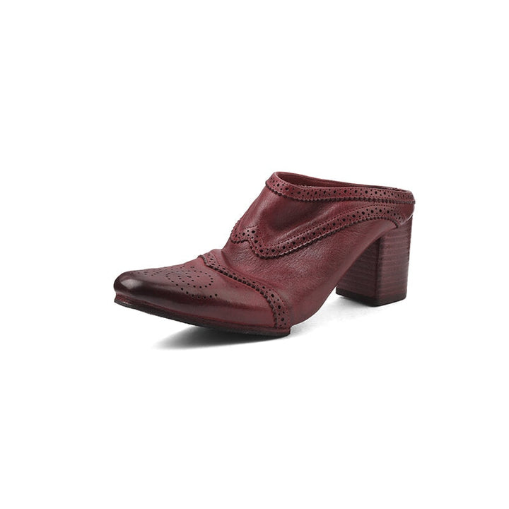 dwarves3528-1 Slippers 5 Angola Red