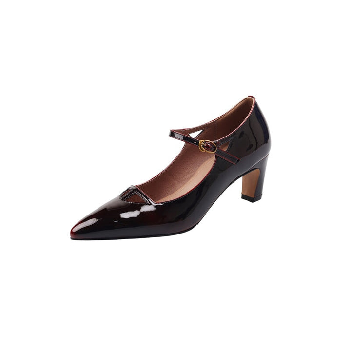 dwarves3547-1 Mary Jane 5 Wine Red