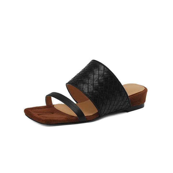 dwarves3564-1 Slippers 5 Black