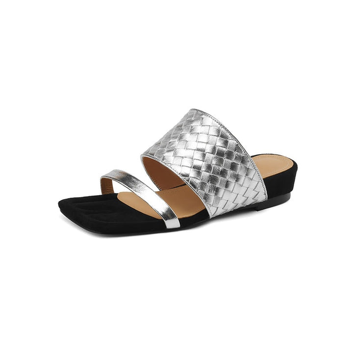 dwarves3564-2 Slippers 5 Silver