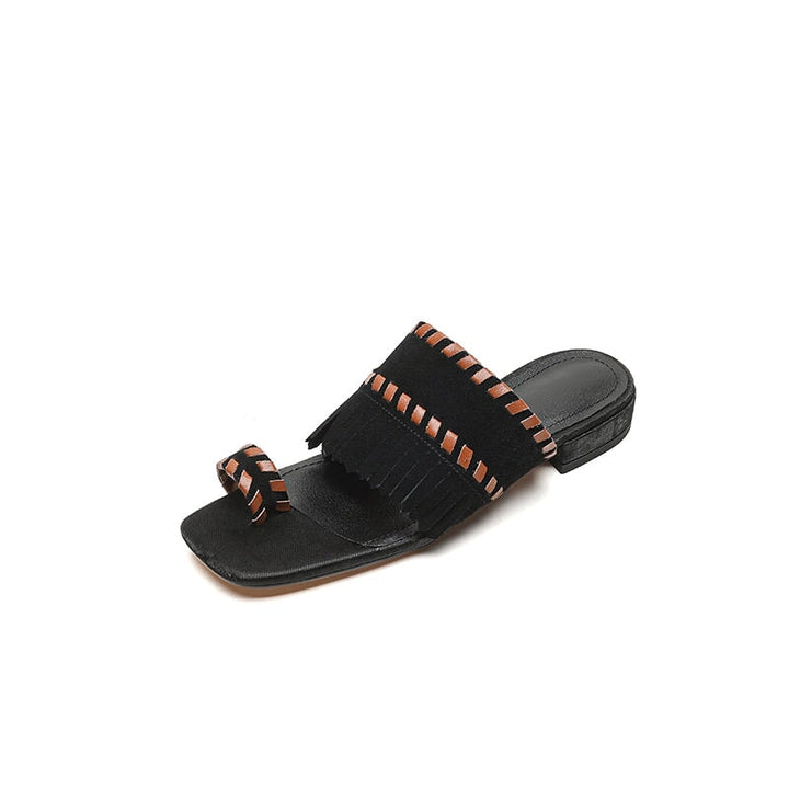 dwarves3571-1 Slippers 5 Black