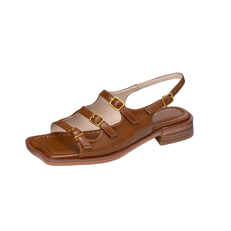 dwarves3574-1 Sandals 5 Brown