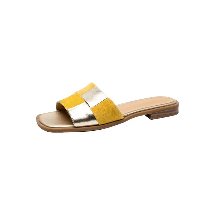dwarves3578-1 Slippers 4.5 Yellow