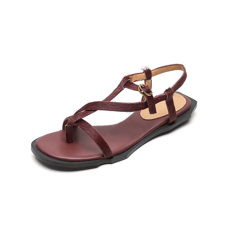 dwarves3589-1 Sandals 5 Wine Red