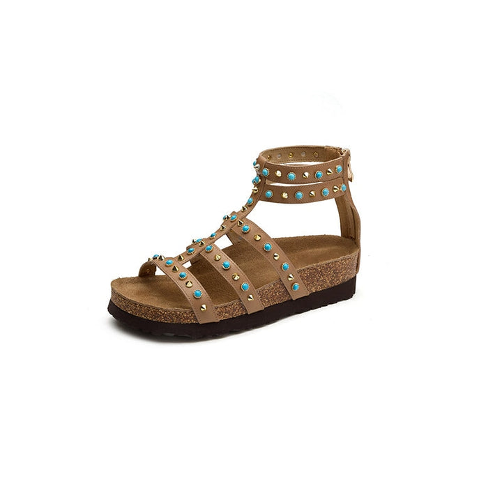 dwarves3590-1 Sandals 5 Apricot