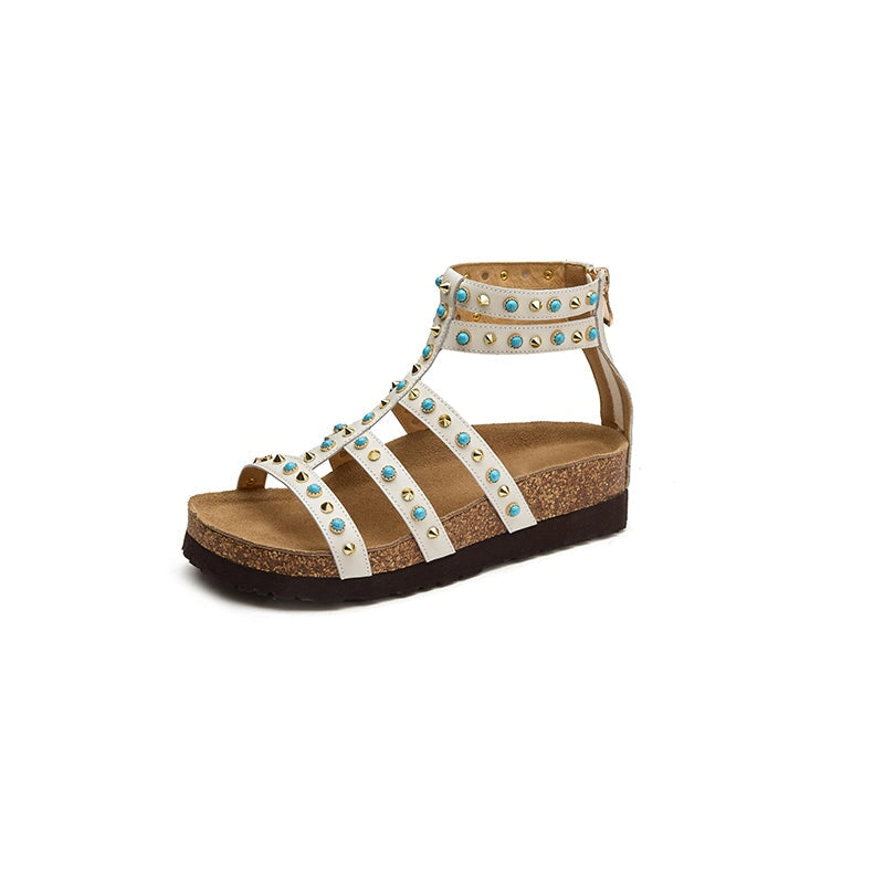 dwarves3590-2 Sandals 5 Beige