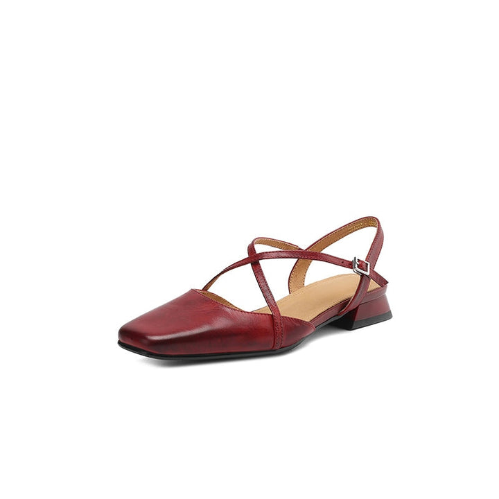 dwarves3594-1 Sandals 4.5 Wine Red