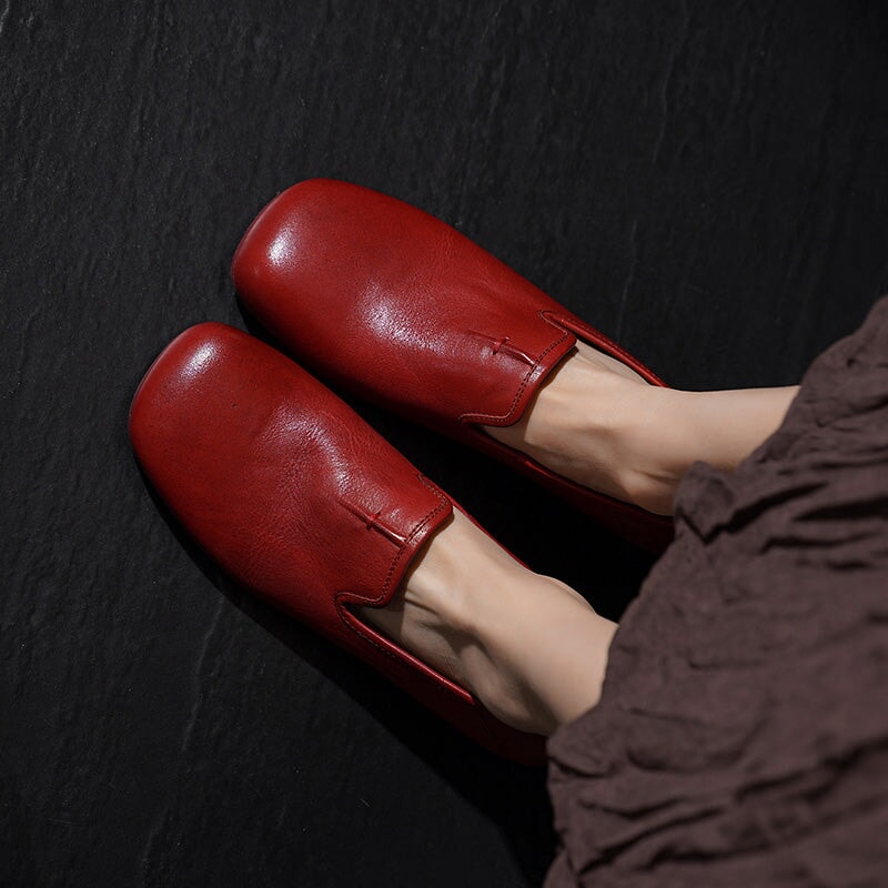 dwarves3595-3 Loafers 5 Red