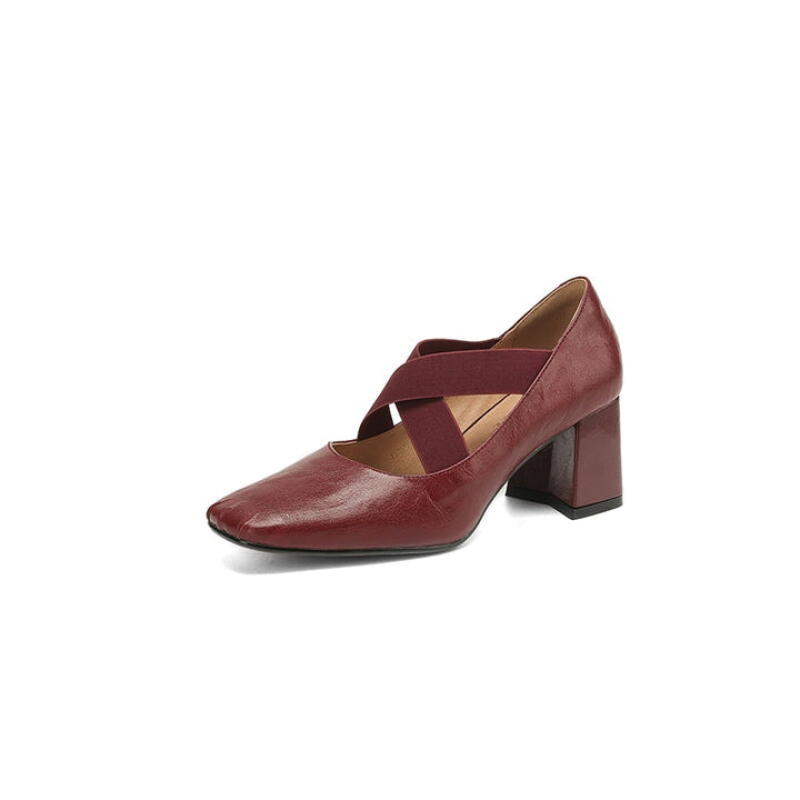 dwarves3602-1 Mary Jane 5 Wine Red