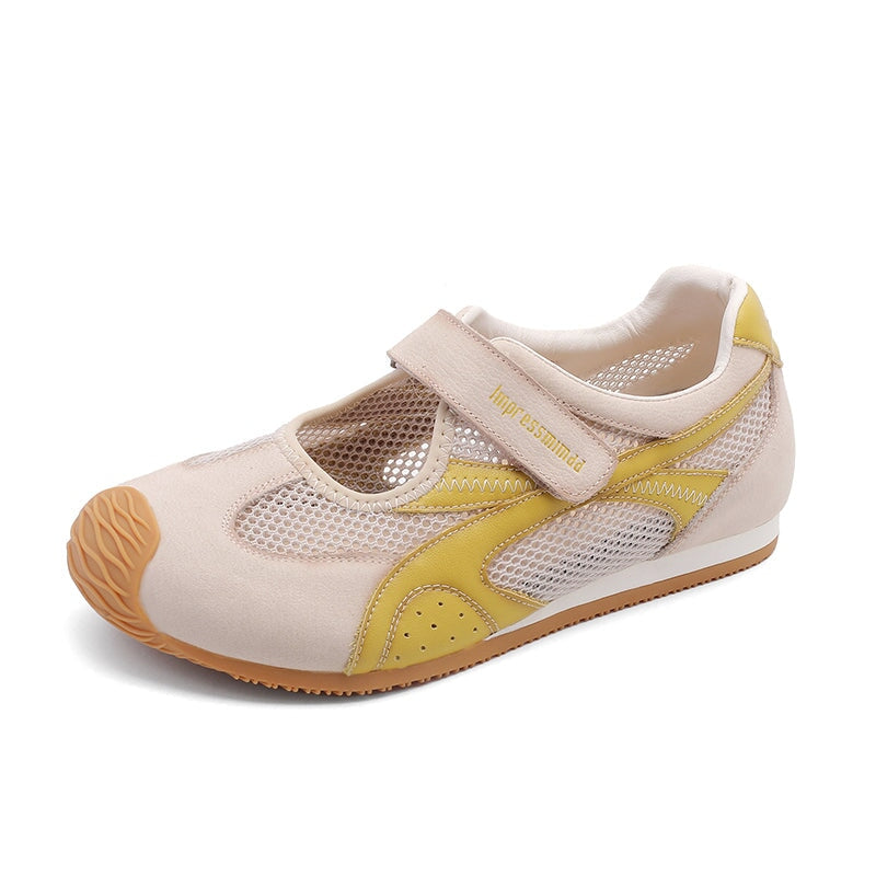 dwarves3611-1 Sneakers 5.5 Beige and Yellow