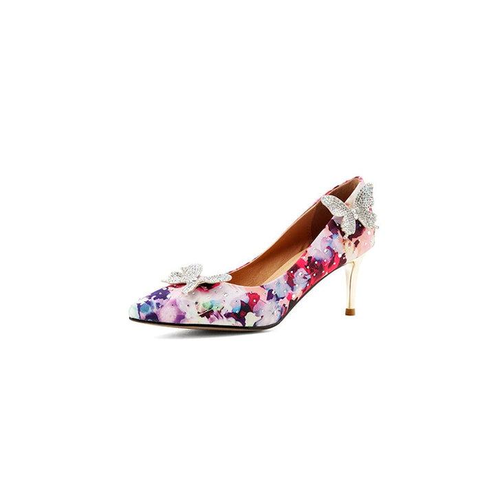 dwarves3625-1 Pumps 4.5 Purple Red