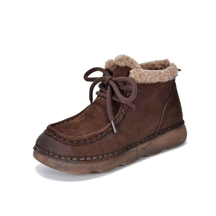 dwarves363-1 Boots 5.5 Coffee Long Plush