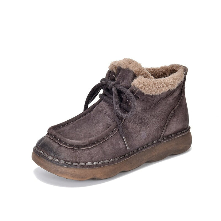 dwarves363-2 Boots 5.5 Grey Long Plush