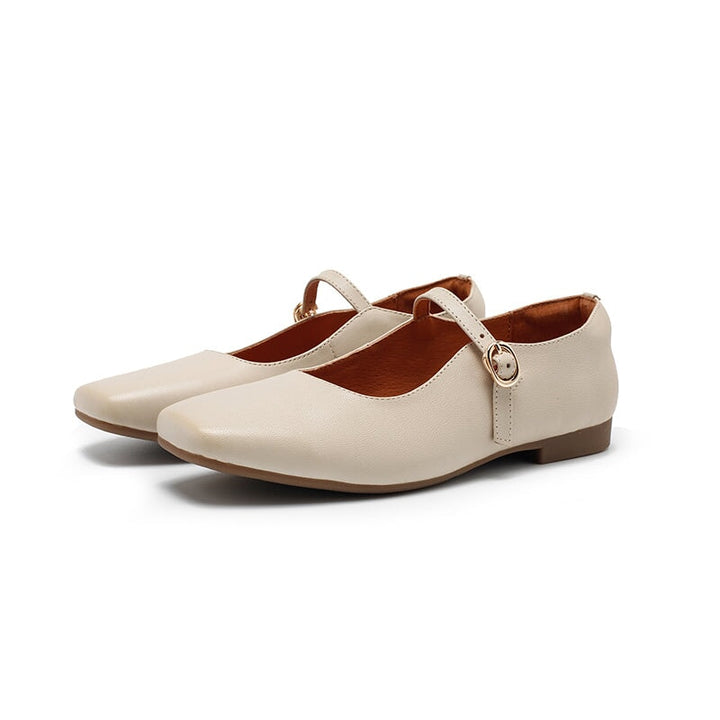 dwarves3635-1 Mary Jane 5.5 Beige