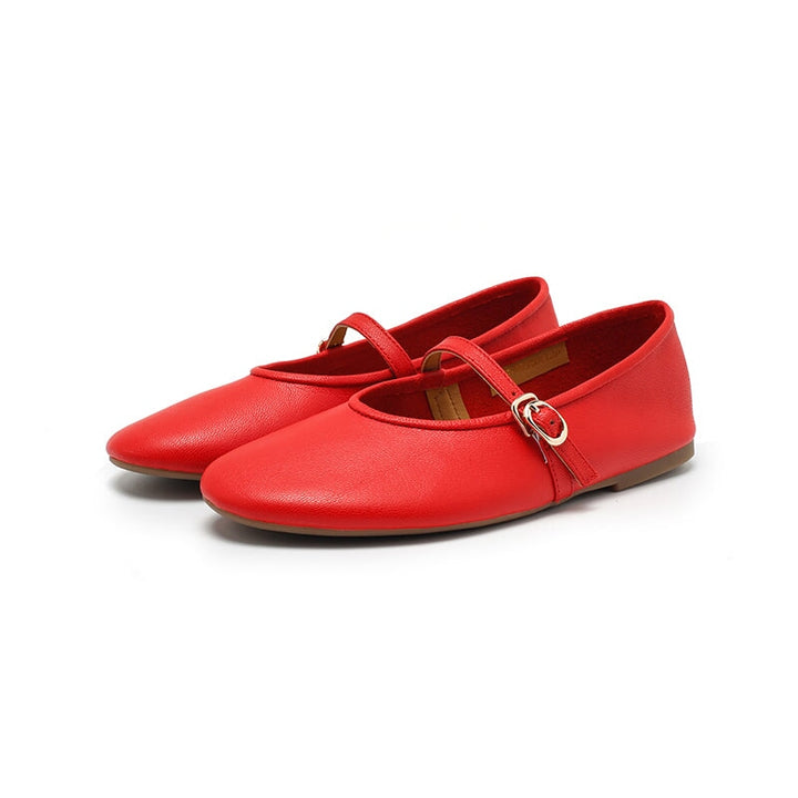 dwarves3648-4 Flats 5.5 Red
