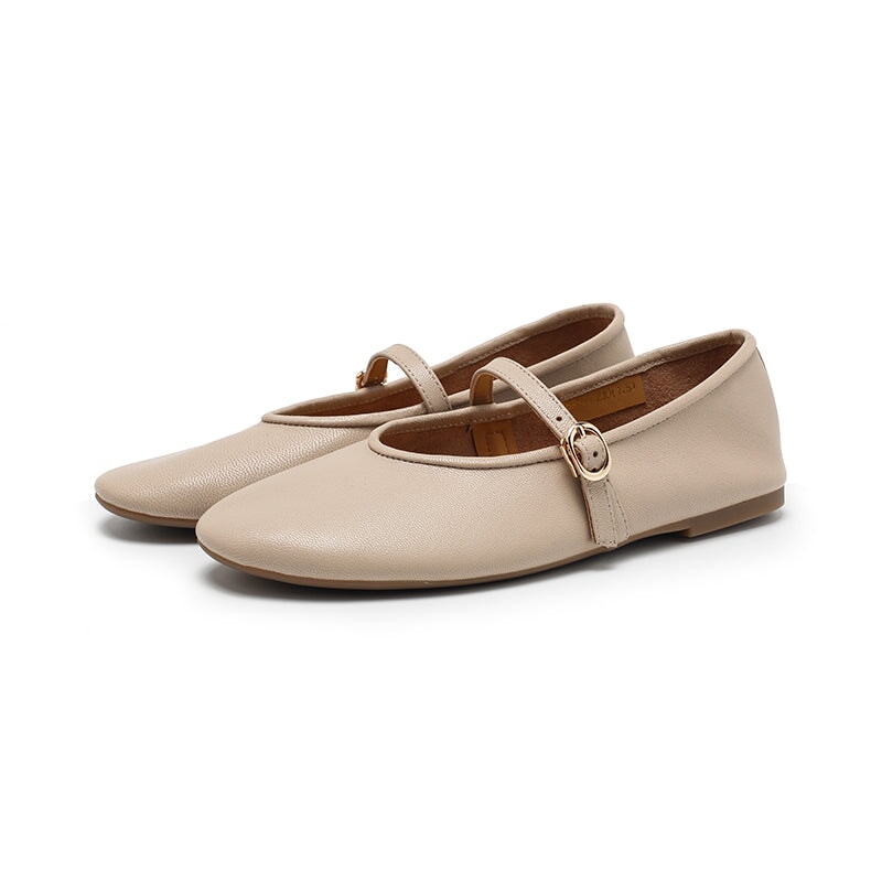 dwarves3648-6 Flats 5.5 Beige Grey