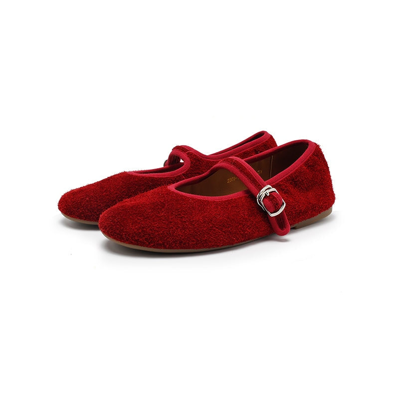 dwarves3650-4 Flats 5.5 Angola Red