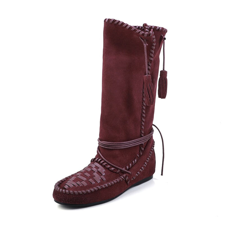 dwarves3699-1 Boots 5 Wine Red
