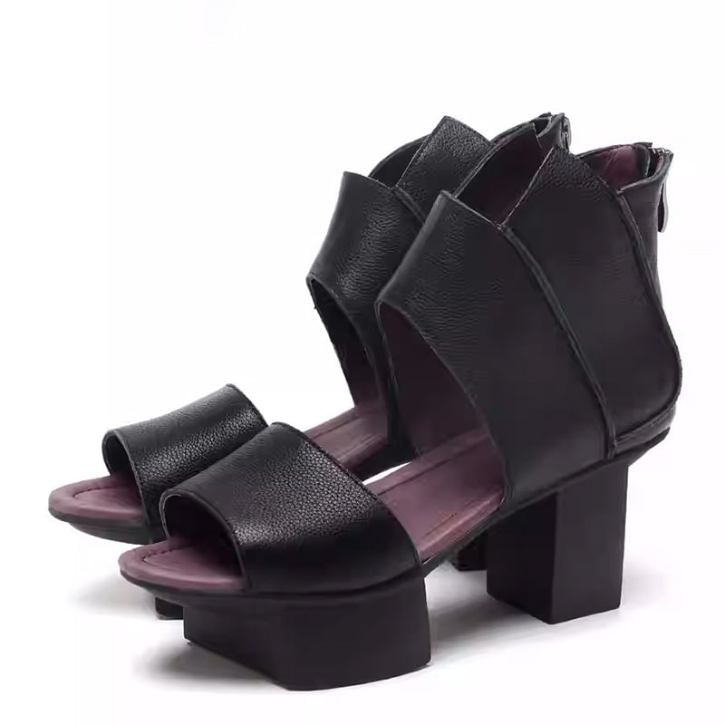 dwarves3709-1 Sandals 5 Black