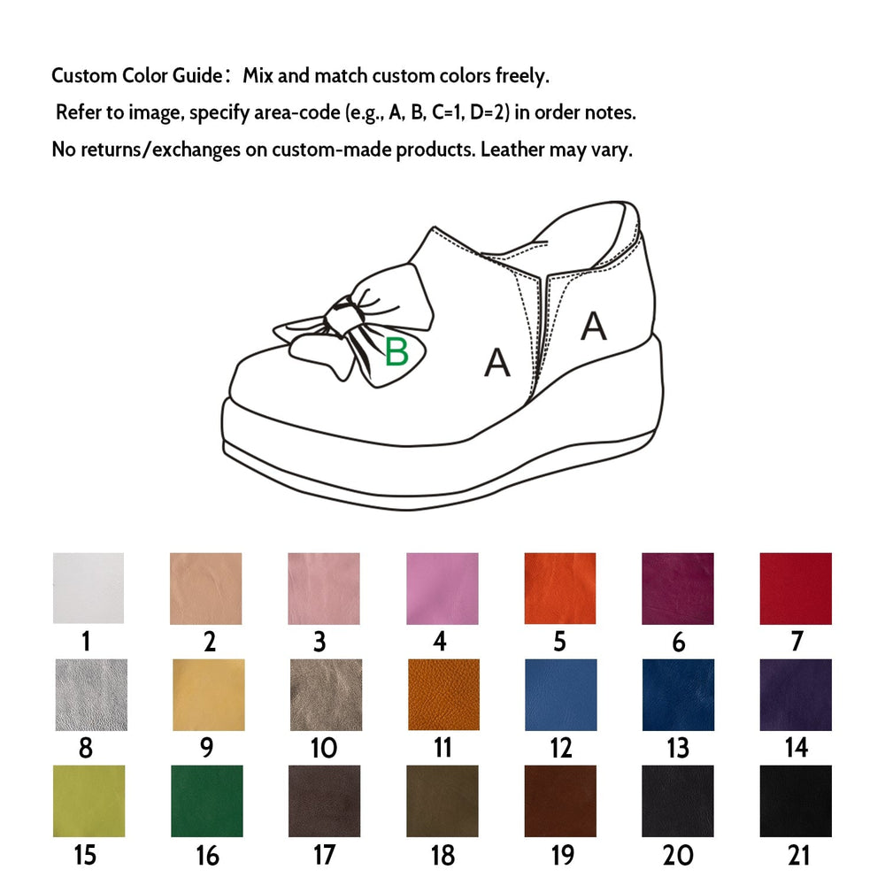 dwarves3759-2 Loafers 5 Custom Color