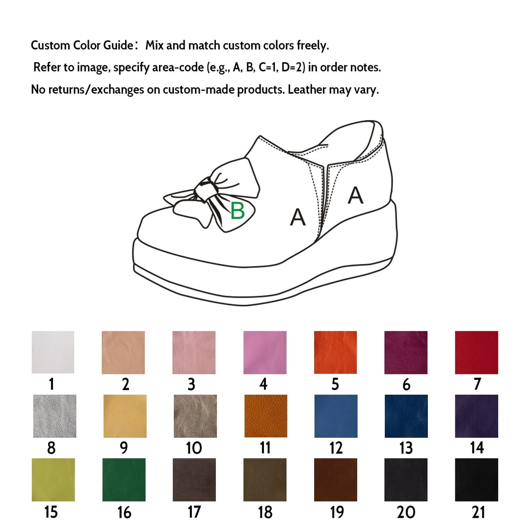 dwarves3759-2 Loafers 5 Custom Color