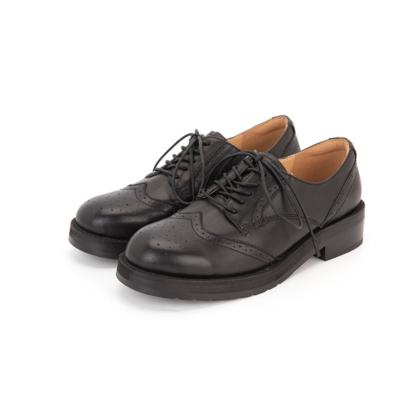 dwarves376-6 Oxfords &amp; Tie 7 Black