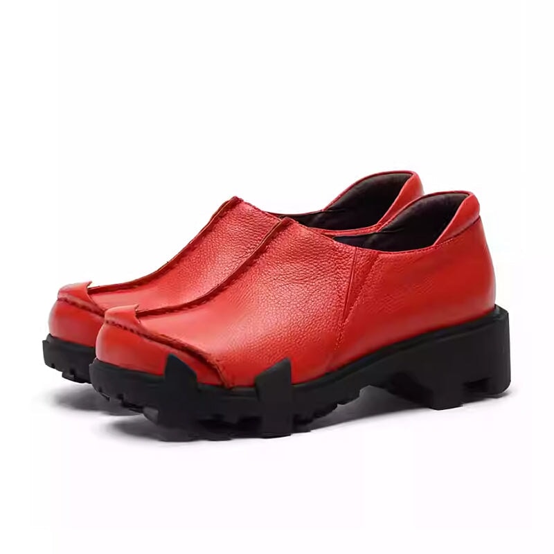 dwarves3770-1 Loafers 5 Red