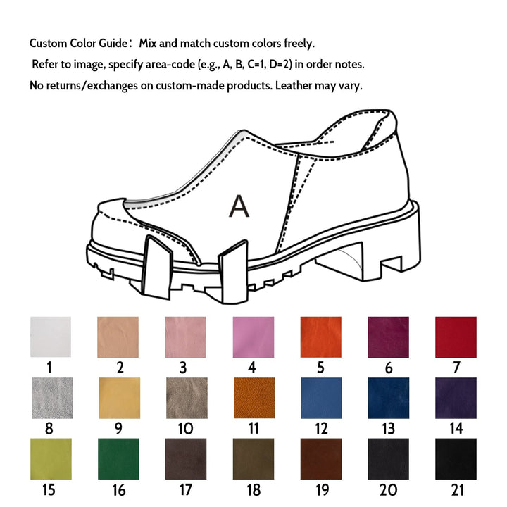 dwarves3770-3 Loafers 5 Custom Color