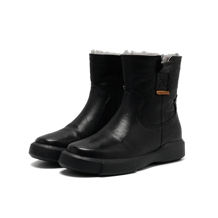 dwarves3771-3 Boots 5.5 Black Shearling Lined