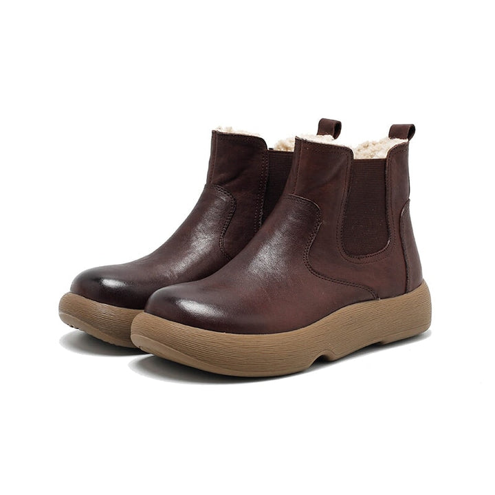 dwarves3779-2 Boots 5.5 Coffee Short Plush