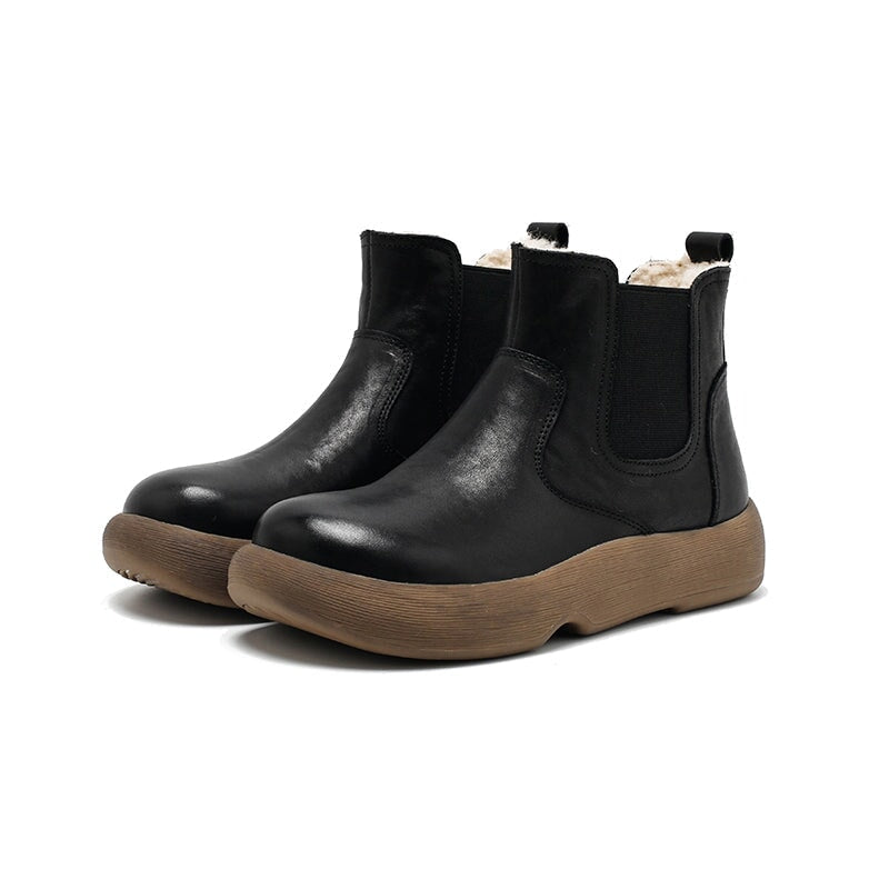 dwarves3779-3 Boots 5.5 Black Short Plush