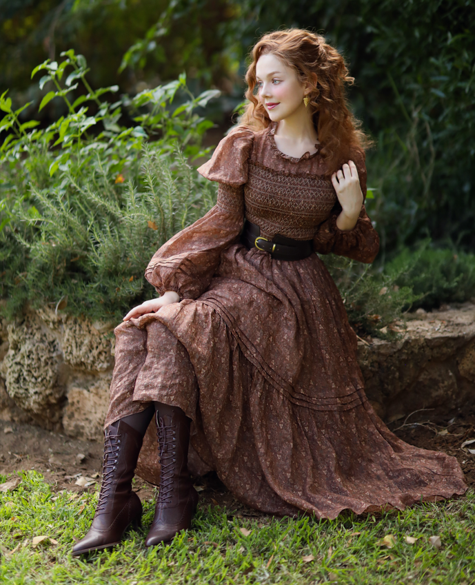 Edwardian Lace-Up Brogue Boots - 3 Colors