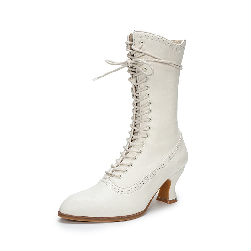 dwarves3793-3 Boots 215 Beige Ties
