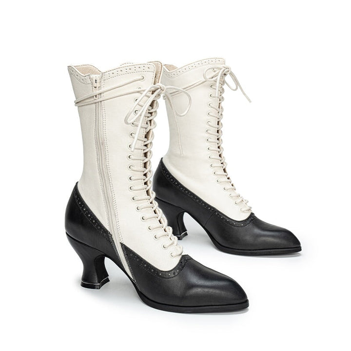 dwarves3794-1 Boots 215 Black Zipper