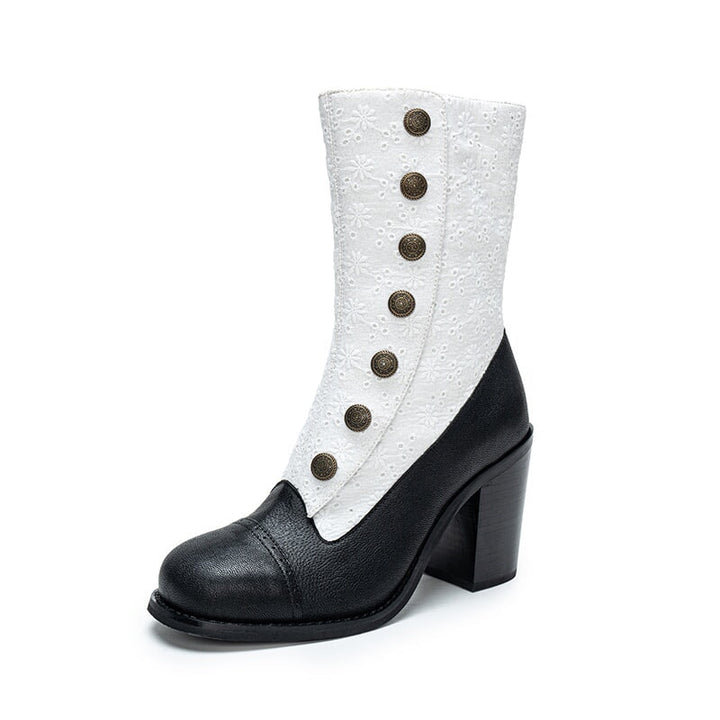 dwarves3802-1 Boots 222 Black