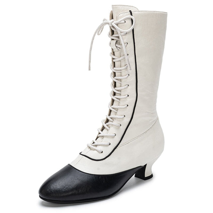 dwarves3804-1 Boots 215 Black and White